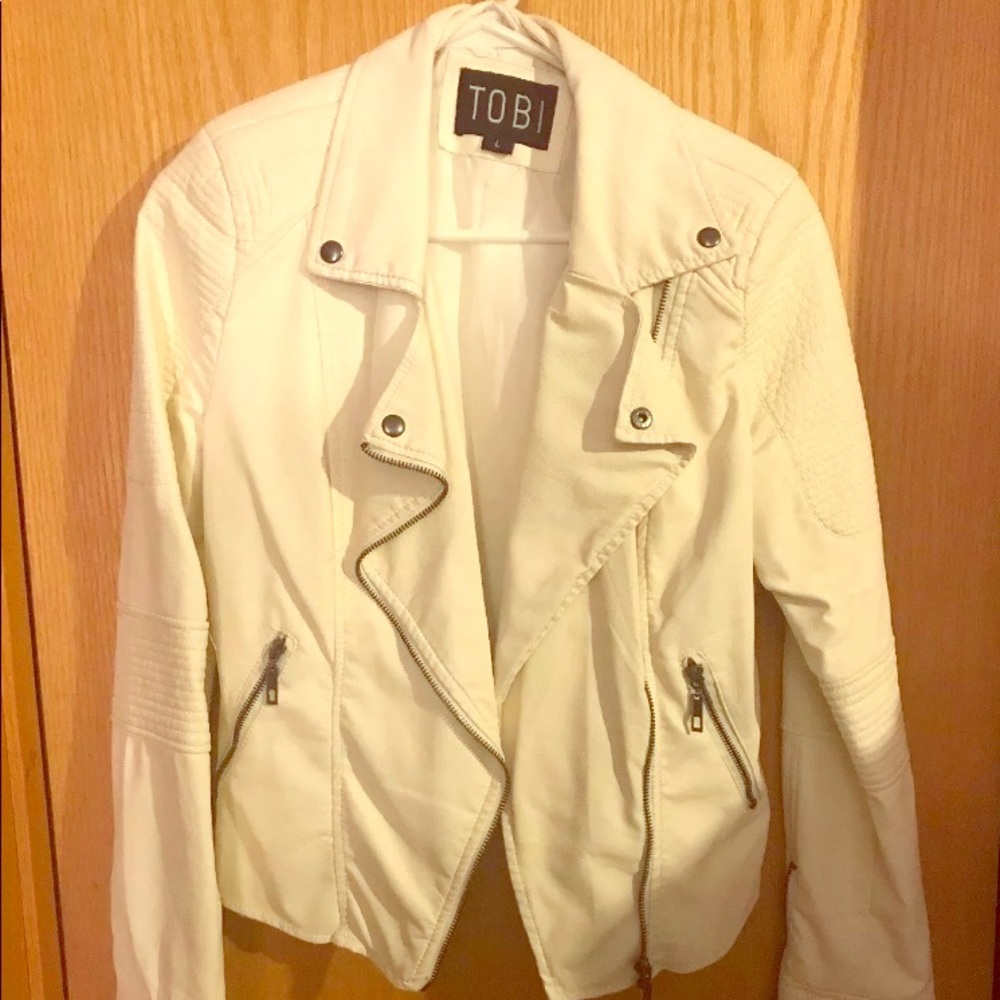 Never Worn Tobi Faux Leather Moto Jacket Women’s L